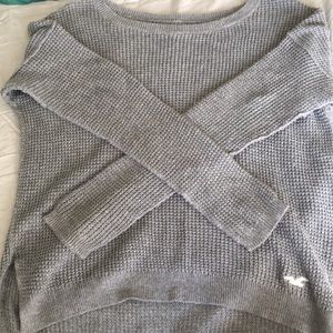 gray sweater